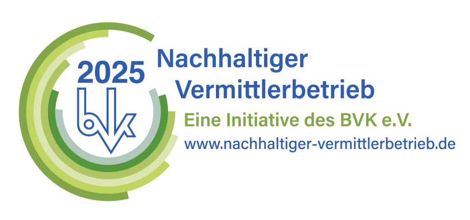 Nachhaltiger Vermittlerbetrieb 2025 Logo